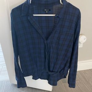 Madewell plaid button up.